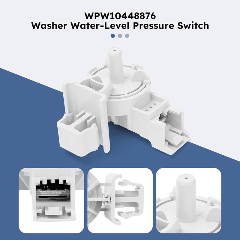 SuperDi WPW10448876 Washer Water-Level Pressure Switch - Replacement for Whirlpool AP6021553, W10448876, 2312075, PS11754877, WPW10448876VP - Image 4